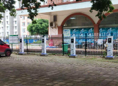 柳州市第八中学-7KW立式交流充电桩-6