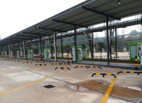 湖南芙蓉南路充电站120KW双枪直流充电